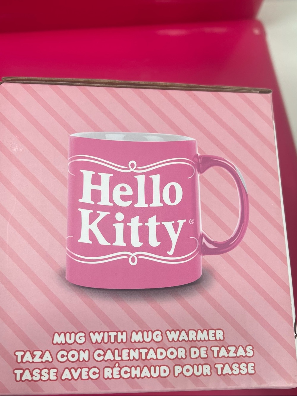Hello Kitty Pink Mug Warmer - Picture 2 of 4